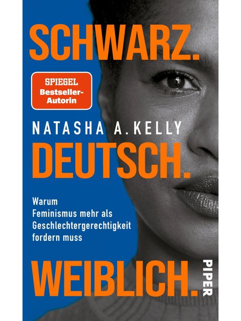 Buchcover Schwarz. Deutsch. Weiblich.