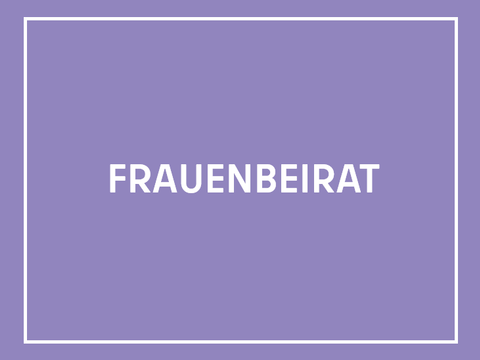 Teaser mit der Aufschrift Frauenbeirat