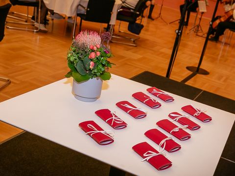 Die Berliner Ehrennadel für besonderes soziales Engagement.