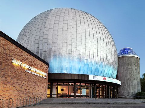 Außenansicht des Zeiss-Großplanetariums (Bild: Stiftung Planetarium Berlin, Natalie Toczek)