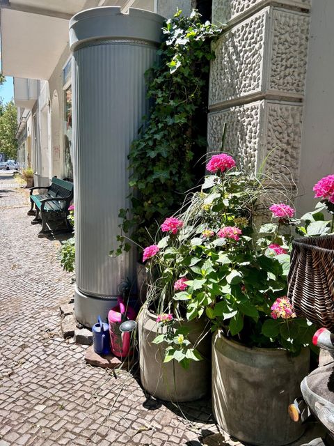 Regentonne im öffentlichen Straßenland (Bild: Initiative Fritschestraße)