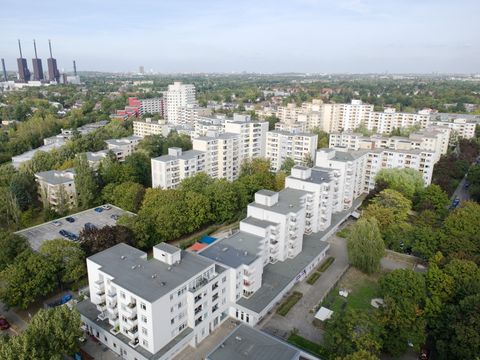 Blick über die Thermometersiedlung in Steglitz-Zehlendorf