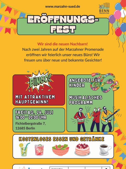 Einladung zur Büroeinweihung (Bild: pad gGmbH)