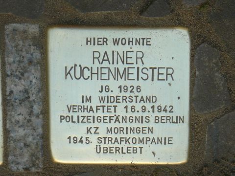 Stolperstein für Rainer Küchenmeister