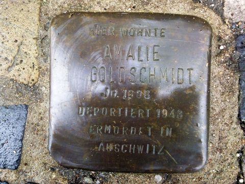 Stolperstein für Amalie Goldschmidt