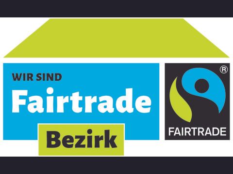 Logo "Wir sind Fairtrade Bezirk"
