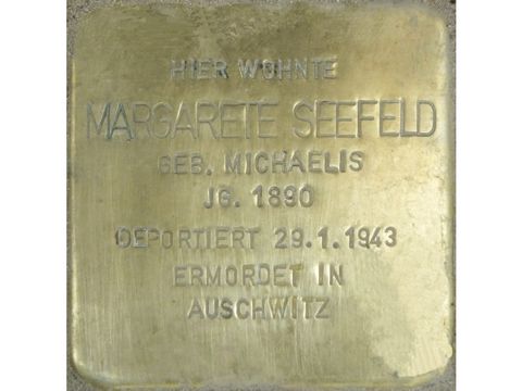 Stolperstein Margarete Seefeld (Bild: Stolpersteine-Initiative CW, Hupka)