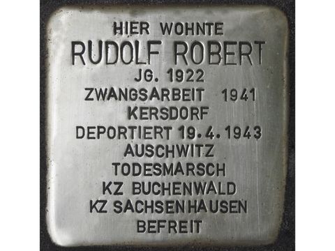 Stolperstein für Rudolf Robert