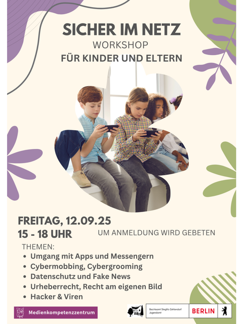 Flyer: Sicher im Netz