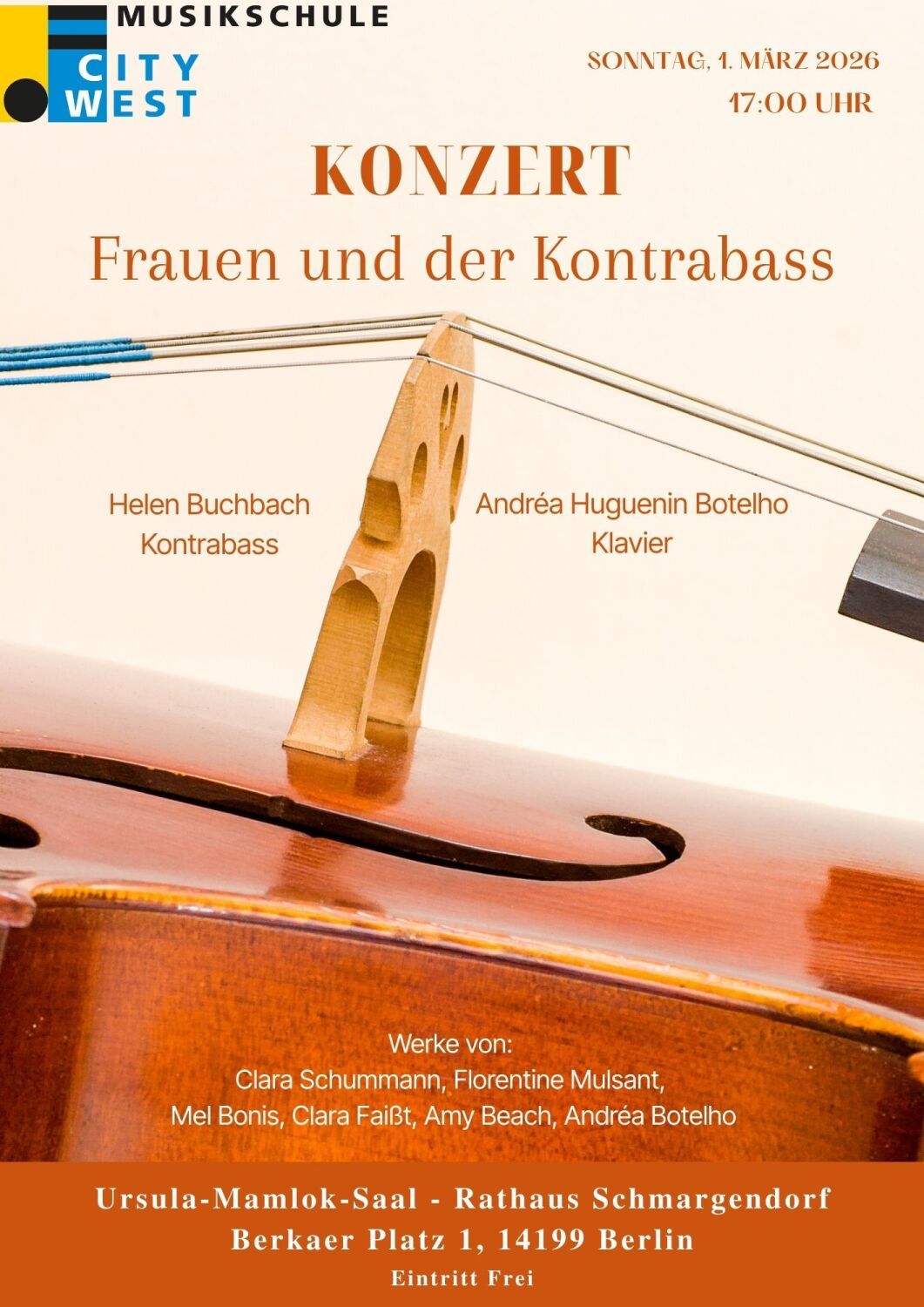 Frauenund der Kontrabass (A4) - 1