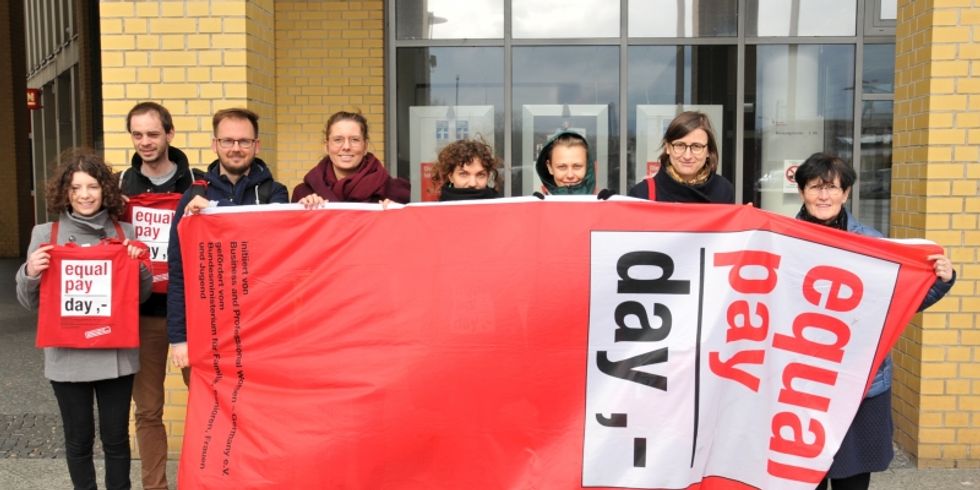 Equal-Pay-Day 2019 - Die Fahne