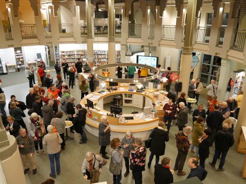 Ein voller Erfolg! Der Neujahrsempfang lockte über 150 Gäste in die HuBi