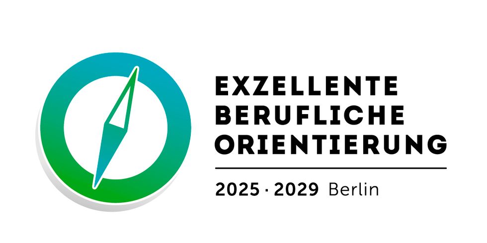 Logo Qualitätssiegel für exzellente berufliche Orientierung 2025-2029