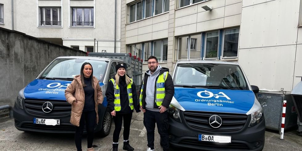 Die Nachwuchskräfte Ecem, Celina und André