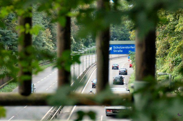 Blick von grüner Brücke