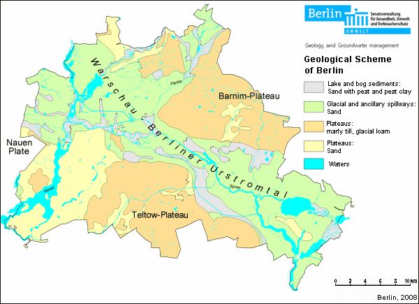 Fig. 6: Geological Outline Map of Berlin
