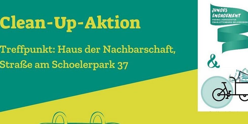 Flyer der Clean-Up-Aktion