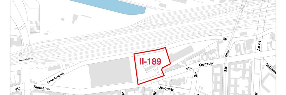 Geltungsbereich Bebauungsplan II-189