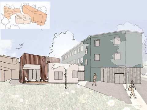 Visualisierung des künftigen Campus