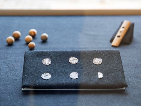 Aktuelle Funde ausgestellt im PETRI Berlin (Bild: Christof Hannemann)