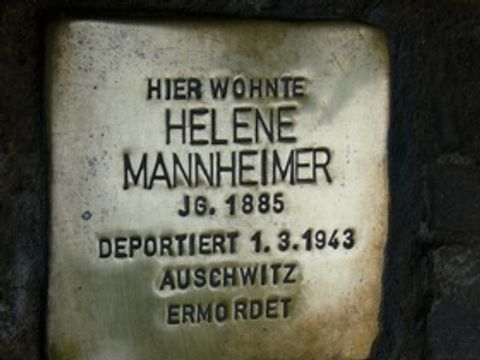 Stolperstein für Helene Mannheimer