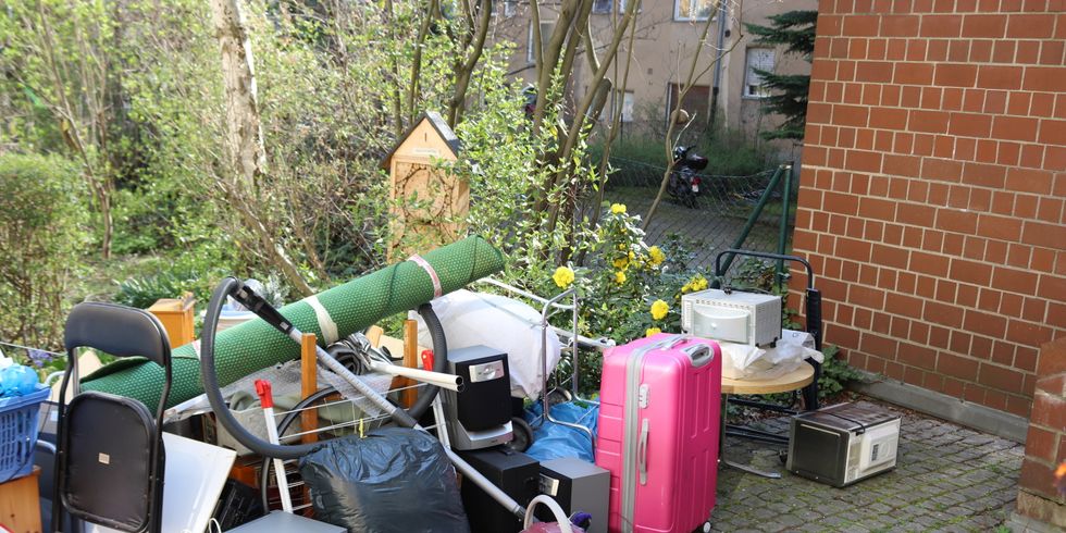 Sperrmüll auf der Straße