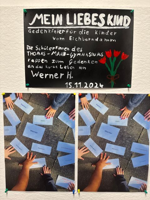 Plakat zum jährlichen Patenschaftsprojekt „Mein liebes Kind“ (Bild: BA Reinickendorf)
