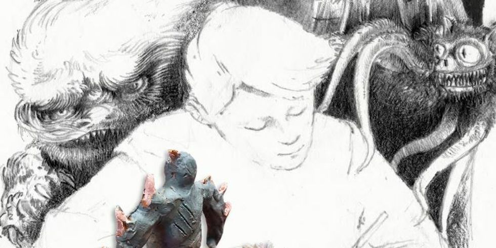 Kreativ werden: Monster ausdenken, zeichnen und aus Ton zum Leben erwecken.