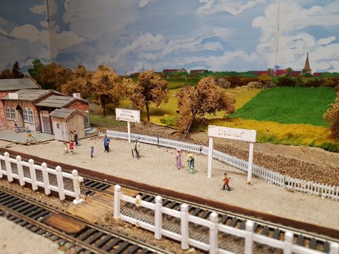 Modelleisenbahn Bahnhof Dalldorf (Bild: Museum Reinickendorf)