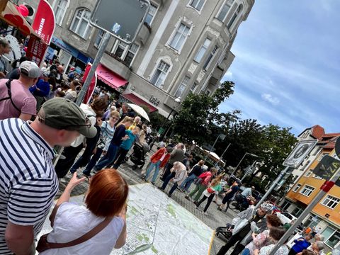 Bezirksplane beim 150 Jahre Friedenau Fest im Einsatz
