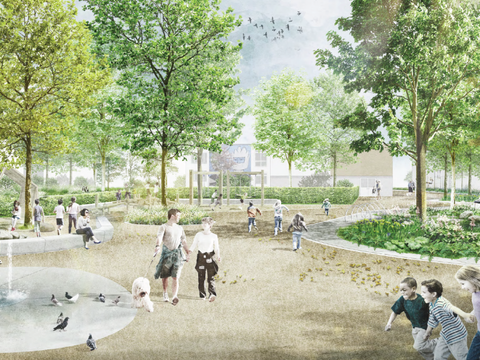 Siegerentwurf Ökologischer Grünzug