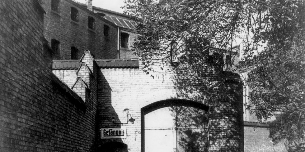 Das ehemalige Amtsgerichtsgefängnis, Foto nach 1945.