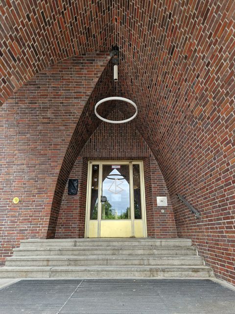 Treppe zum Kindl-Sudhaus-Eingang