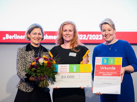 Preisverleihung Berliner Unternehmerinnen 2022/2023