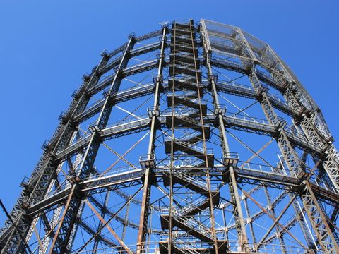 Gasometer-Nahaufnahme