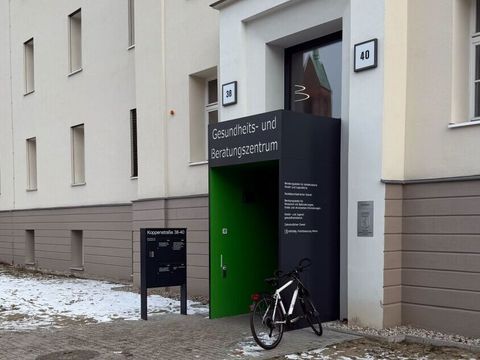 Außenansicht des Gesundheits-und-Beratungszentrums in der Koppenstraße