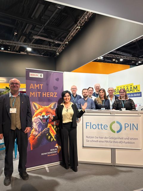 Das Reinickendorfer Fuchsteam auf der SCCON 2025. (Bild: BA Rdf)