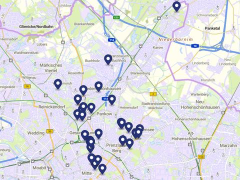 Orte (De)Kolonialer Spuren in Pankow | Stadtplan
