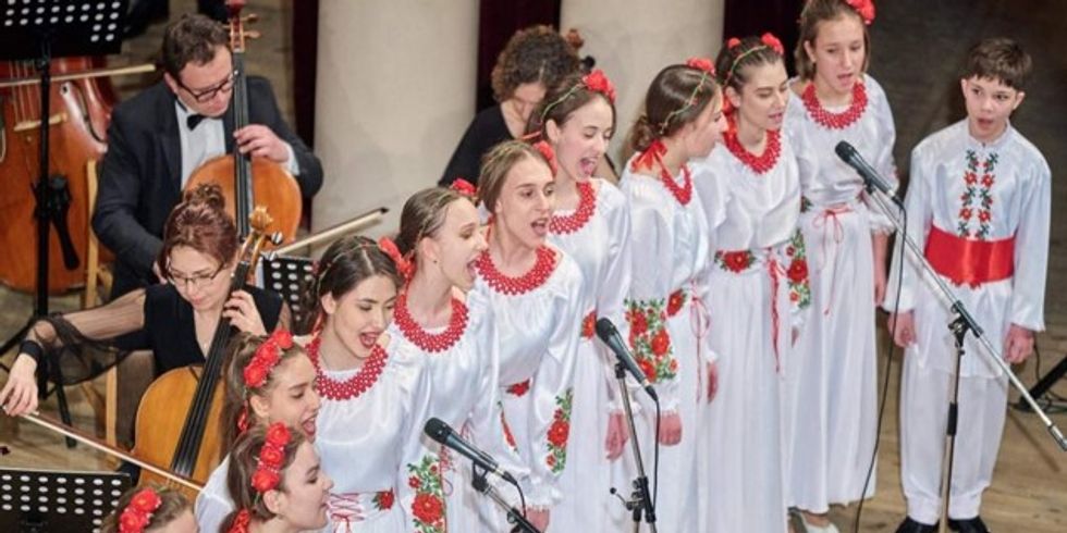 Bild des Jugendchors der Kyjiw Nightingales