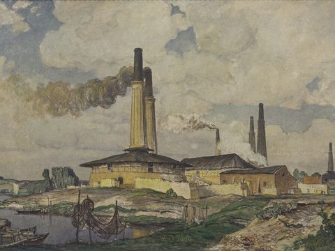 Ziegelei Werder, Willy ter Hell, Wandgemäle 026 (Bild: Mila Hacke, Mila Hacke Architektur-Fotografie, Berlin)