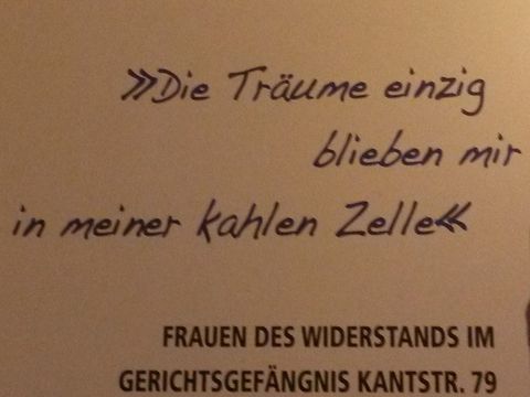 Ausstellungsplakat "Die Träume..."