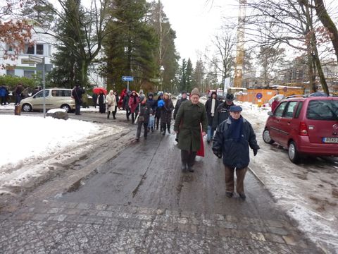 Durch die Waldtiersiedlung, 11.12.2010, Foto: KHMM
