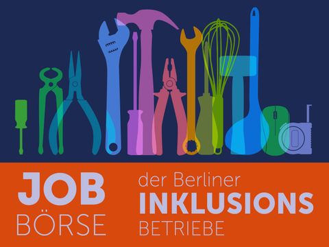 Werbebanner der Jobbörse der Berliner Klusionsbetriebe