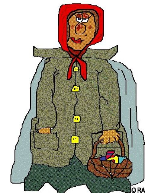 Zeichnung von Rotkäppchen