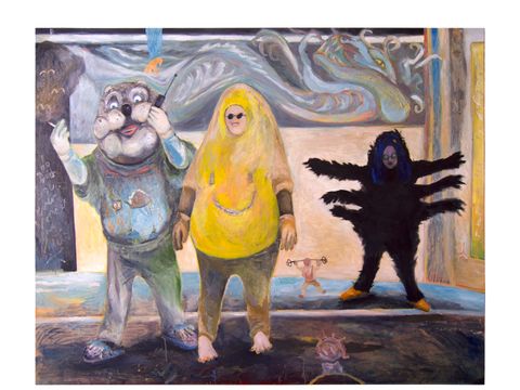 Friederike Jäger: Tu Was Du Willst, 2021, Öl auf Leinwand, 150 x 190 cm (Bild: Friederike Jäger)