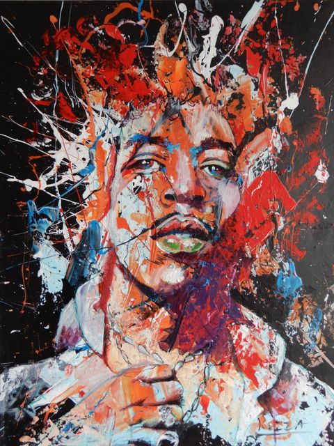 Rezza, Jimi Hendrix, 2024, (Bild: Rezza)