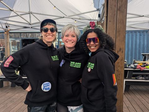 Kathi, Julia und Anne-Cécile