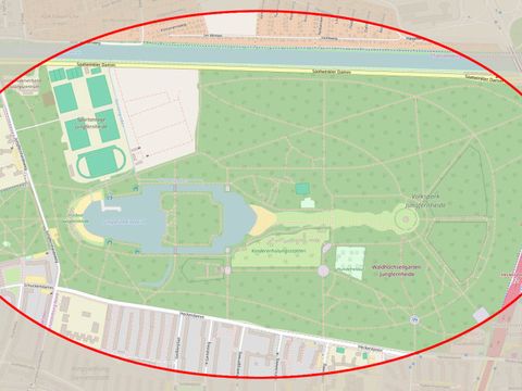 Umgebungsplan Volkspark Jungfernheide