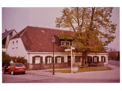 Historische Aufname vom ehemaligen Büdnerhaus Krokusstraße 80