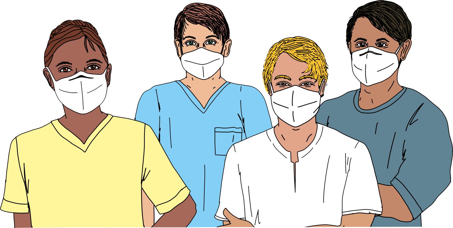 Eine Gruppe Pflegende